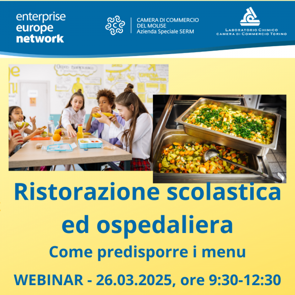 Ristorazione scolastica e ospedaliera